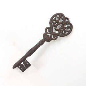 Large Cast Iron Skeleton Key Decorative Wall Décor 12"